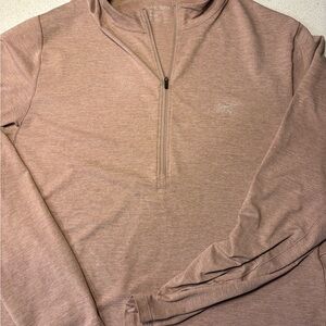 Arc'teryx Light Pink Zip-Up Sweater